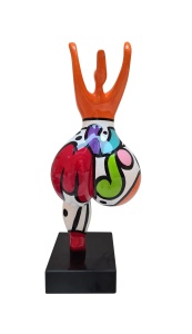 Decorațiune pentru casă, Donna dansatoare , A620-01, H 45 cm X L 26 cm - Img 3