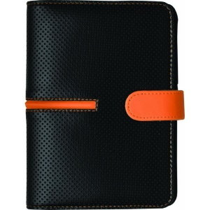 Organizer Clio Nero/Orange 349, 13 x18 cm