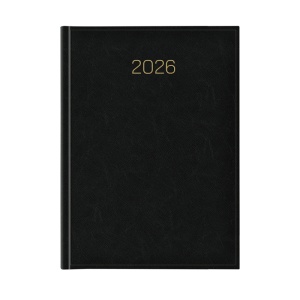 Agendă 477 New Karachi Nero, saptamanala 21 x 26 cm