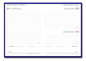 Agenda din piele Monaco Maro, 17x24 cm - Img 3
