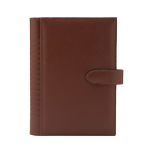 Agendă din piele Pianeta Cognac, 15 x 21 cm