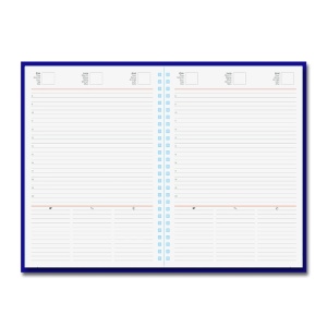 Agendă RA3 Tucson Ghost Nero cu spiră, nedatată 17 x 24 cm - Img 2