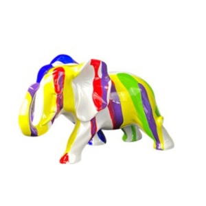 Decorațiune pentru casă, elefant A481-05, H 8 cm X L 10 cm