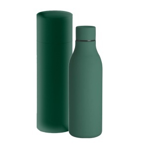 Termos verde cu textură soft 8260, 550 ml, in cutie cadou - Img 3