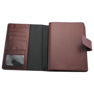 Agendă de lux cu clapă Bluette Bordo, 15 x 21 cm - Img 2