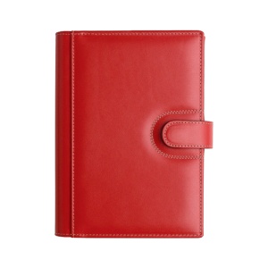 Agendă din piele Elba Rosso, 15 x 21 cm