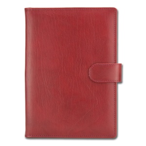 Agenda din piele Kenya Bordo, 17x24 cm