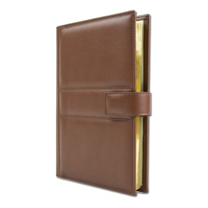 Agenda din piele Opera Marrone, 17x24 cm - Img 2