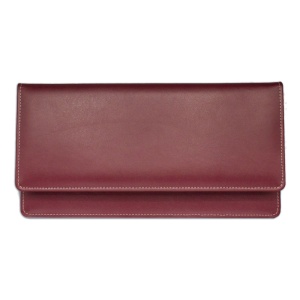 Planner din piele Elba/Pianeta Bordo, 16.5 x 33 cm
