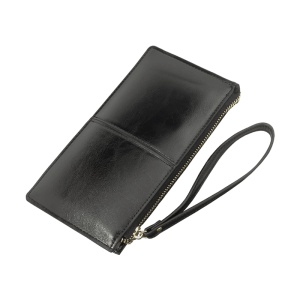 Portofel din piele ecologica, damă, 36908401 negru 11x5x20,5 cm
