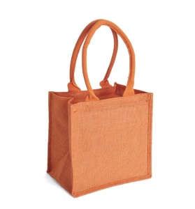 Sacoșă 1043 din iuta, orange