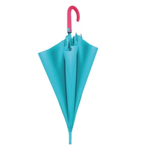 Umbrelă automata, Blu Aqua cu mâner plastic