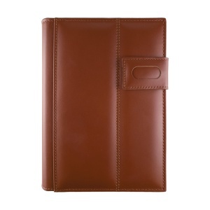 Agenda din piele Monaco Maro, 17x24 cm