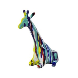 Decorațiune pentru casă, Girafă A571-06, H 13 cm X L 16 cm