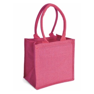 Sacoșă 1043 din iuta, fucsia