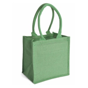 Sacoșă 1043 din iuta ,verde deschis