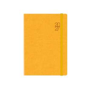 Agendă 460 Vinci Flex Galben, zilnică 15 x 21 cm