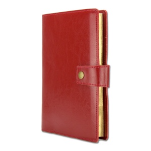 Agendă din piele Mira Rosso, 17 x 24 cm - Img 3