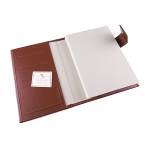 Agendă din piele Monaco Maro, 15 x 21 cm - Img 2