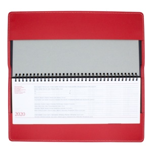 Planner din piele Elba/Pianeta Roșu, 16.5 x 33 cm - Img 2