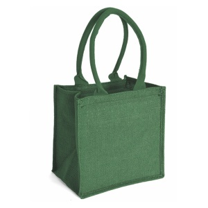 Sacoșă 1043 din iuta, verde