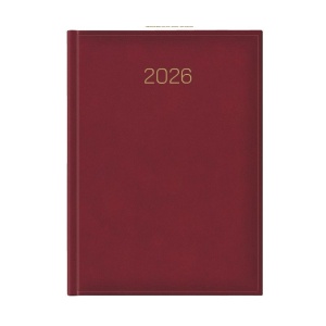 Agendă 477 New Karachi Rosso Ciliegia, saptamanala 21 x 26 cm