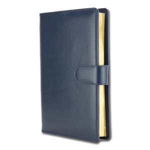 Agendă din piele Kenya Blu, 15 x 21 cm - Img 2