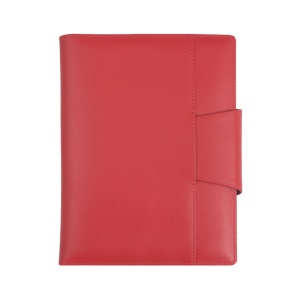 Agendă din piele Montecarlo Rosso, 15 x 21 cm
