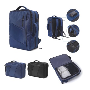 Geantă voiaj-rucsac impermeabil, 2916 blu, dim.30x40x15 cm - Img 2