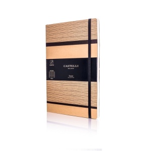 Notes Castelli Tatami Beige Cappuccino, 13 x 21 cm - Img 2