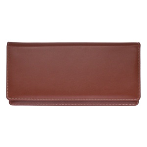 Planner din piele Elba/Pianeta Cognac, 16,5x33 cm