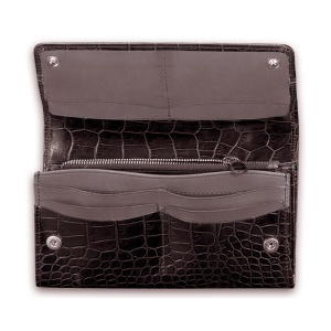 Portofel din piele Marrone, damă, XX-25/0145-011, 10 x 19 x 2.5 cm - Img 2