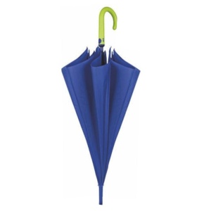 Umbrelă automată, Blu cu mâner plastic