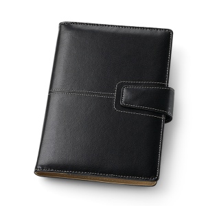 Agendă de lux Sandi Negru, 15 x 21 cm