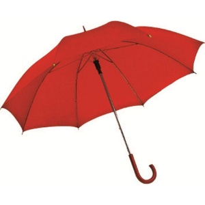 Umbrelă automată, Roșu cu mâner plastic