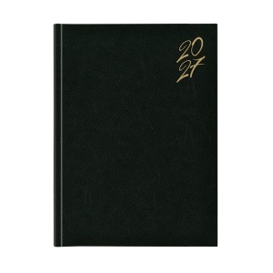 Agendă 477 New Karachi Nero, saptamanala 21 x 26 cm