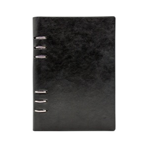 Agendă de lux Circle 207Nero cu inele,15x21 cm