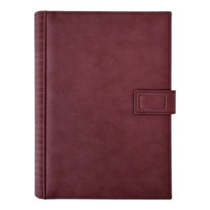 Agendă de lux Roma Bordo, 15 x 21 cm