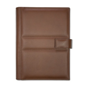 Agenda din piele Opera Marrone, 17x24 cm