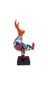 Decorațiune pentru casă, Donna dansatoare , A620-01, H 45 cm X L 26 cm - Img 2
