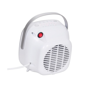 Aeroterma ceramica Zilan ZLN5671 Alba, cu maner de portabilitate, putere 1500W, timer - Img 5