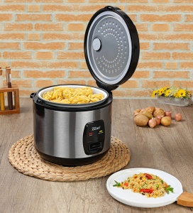 Aparat de gatit Zilan ZLN2793 2 in 1 pentru gatit orez si alimente la abur, capacitate 1.5L, 500W - Img 2