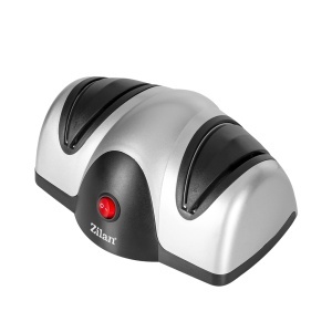 Ascutitor de cutite electric Zilan ZLN2168 Gri, cu doua nivele de ascutire, 40W, usor de curatat - Img 2
