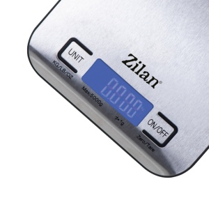 Cantar alimentar digital Zilan ZLN2984 Gri, capacitate 5000g, inchidere automata - Img 3