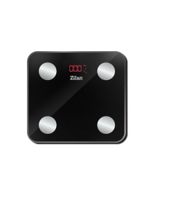 Cantar corporal Zilan ZLN9007 din sticla securizata, capacitate 3-180kg, Aplicatie OKOK, Display LED