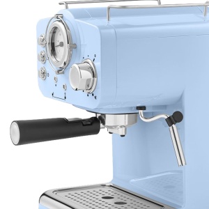Espressor manual ZILAN ZLN2861 Retro Albastru - 15 Bar, 1.25L, 1100W - Img 2