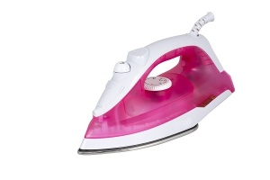 Fier de calcat cu talpa inox Floria ZLN8430, 1600W, abur vertical si horizontal, alb roz, 180ml