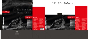 Fier de calcat Zilan ZLN8603, talpa ceramica, Negru, Putere 2600W, calcare cu abur - Img 3