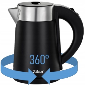 Fierbator electric Zilan ZLN3387 Negru cu pereti dublii, putere 800W, capacitate 0.8L, inox - Img 4