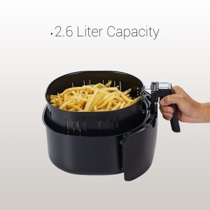 Friteuza Air Fryer ZILAN ZLN3598 - 1350W, 2.6L, timer 30min, 80-200°C, negru - Img 3